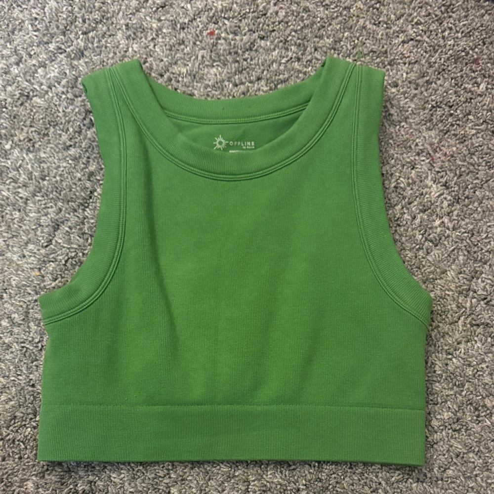 Opolis Green Women's Crop Top